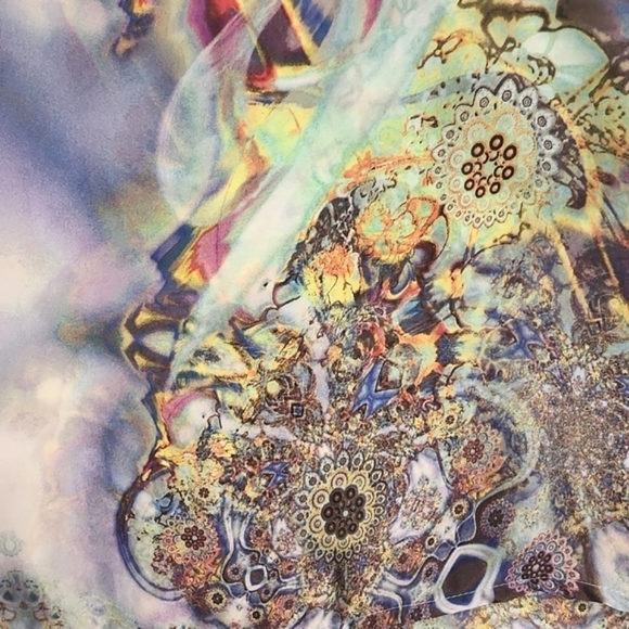 Womens Grifflin Paris sheer colorful tank top size Large. - Picture 10 of 14